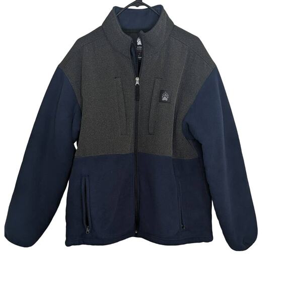 Duluth Alaskan Hard gear blue and gray scuba  bear paw Warm jacket coat Large - Picture 4 of 11